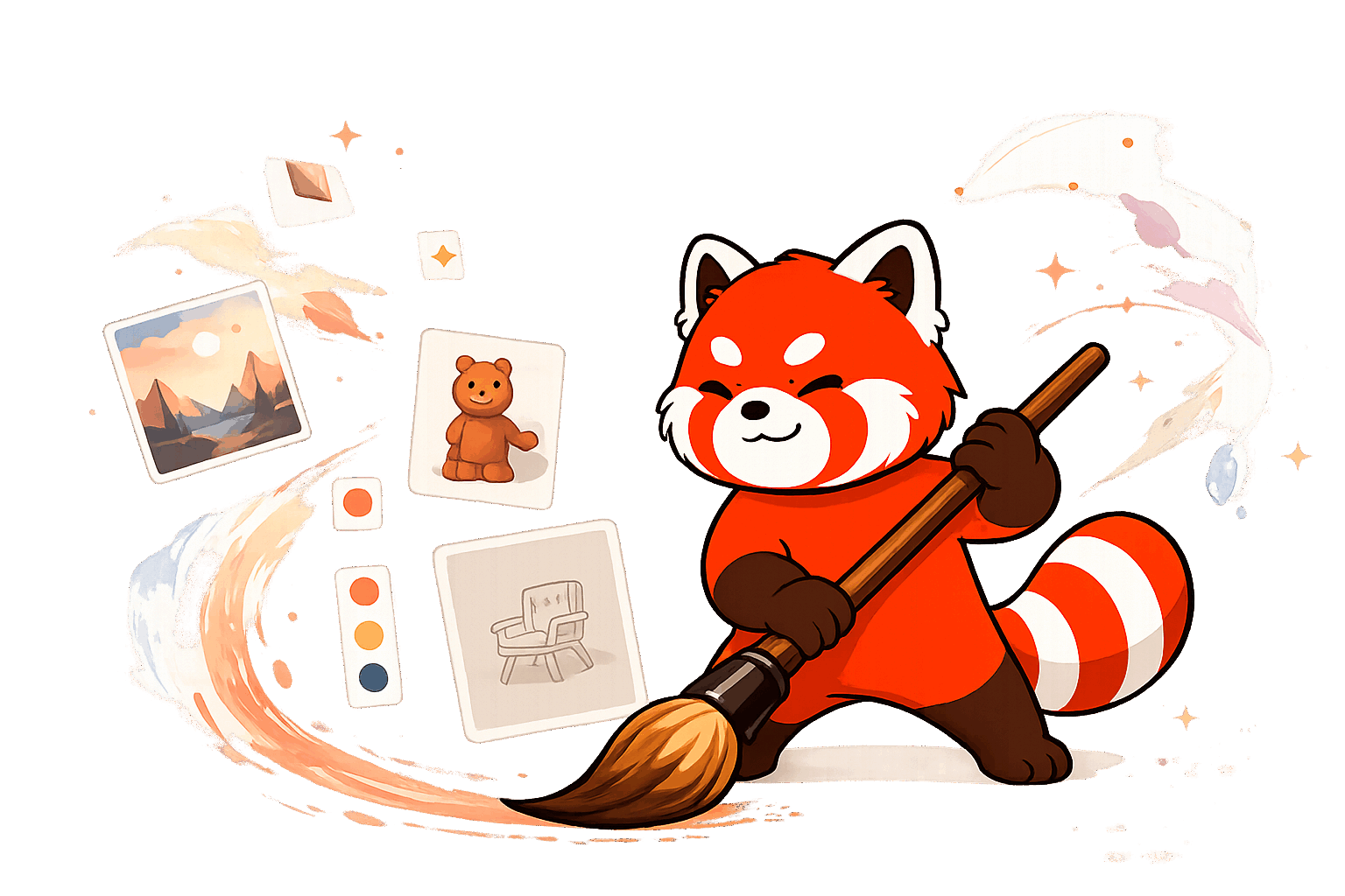 Image-to-image generator workspace ready for a source image
